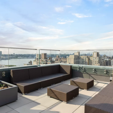 Rooftop Renovation, Manhattan Construction, Outdoor Kitchen Installation, Stone Paving, Glass Railings, Urban Landscaping, NYC Building Codes, Construction Permits, Modern Outdoor Spaces, Durable Pavers.